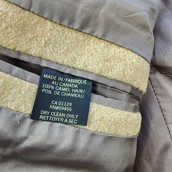 Vintage Camel Hair Blazer Suit Jacket (46 R) - Picture 3 of 11